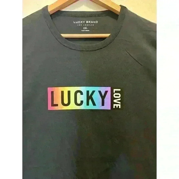 NWT Neutral T-shirt with Lucky Brand logo - Picture 3 of 7